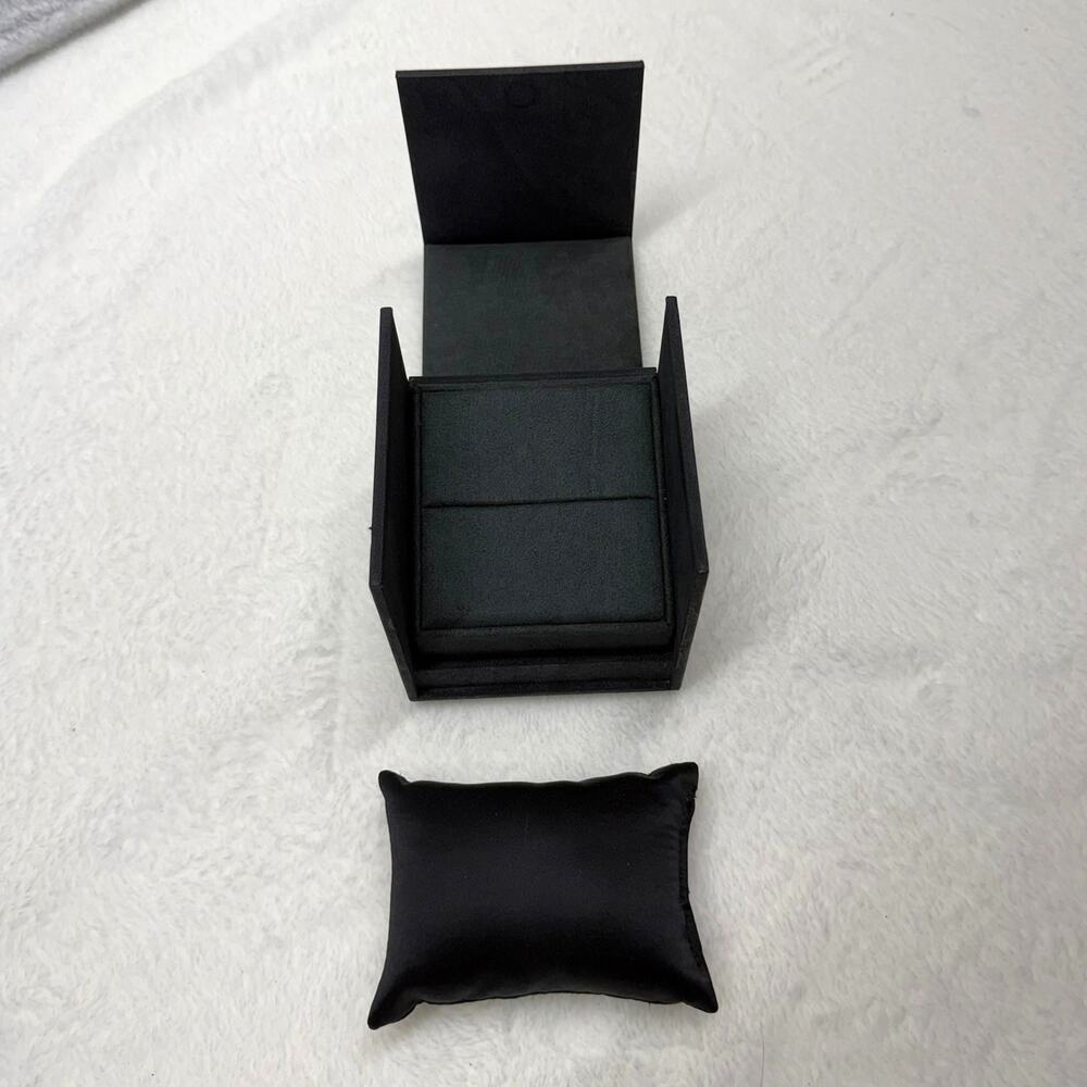 DAVID YURMAN Black‎ Empty Jewelry Ring/Bracelet Gift Display Box with Pillow - Picture 5 of 6